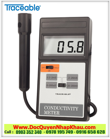 Traceable 4168; Máy đo độ trong của nước 0.1 đến 20,000 microsiemens _Traceable 4168 Pure H2O Tester
